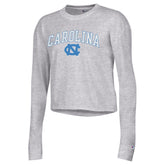 Women's Carolina UNC Long-sleeves Cropped Top